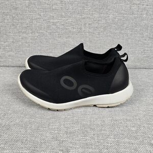 Oofos OOmg Sport Slip-on Recovery Shoes Black Womens Sz 9.5